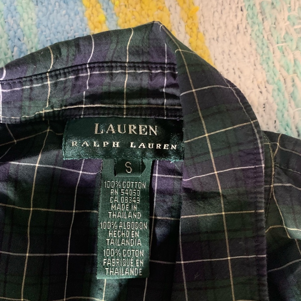 Vintage Lauren Ralph Lauren checkered button down